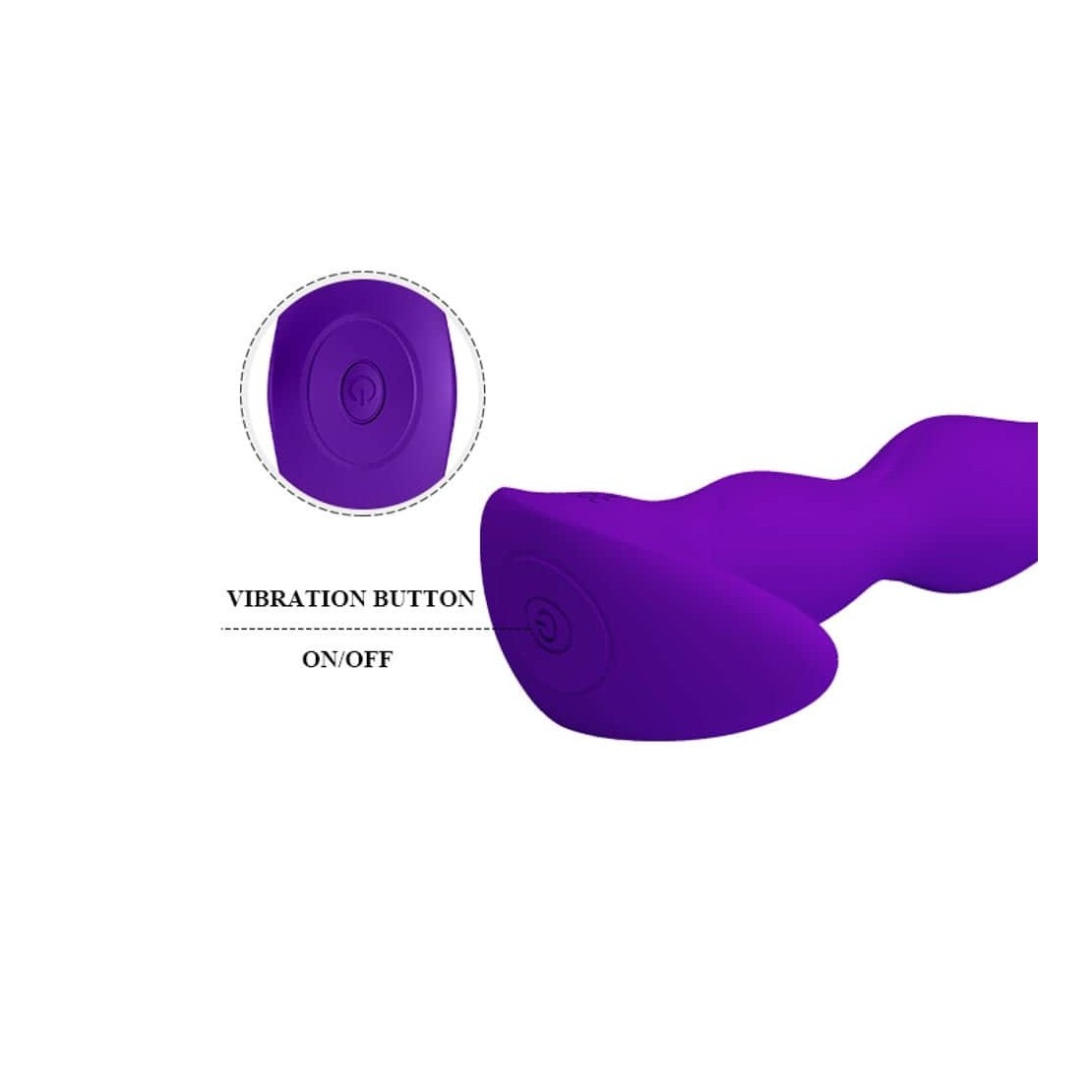 TAPPO NALE VIBRANTE CON TELECOMANDO WIRELESS...