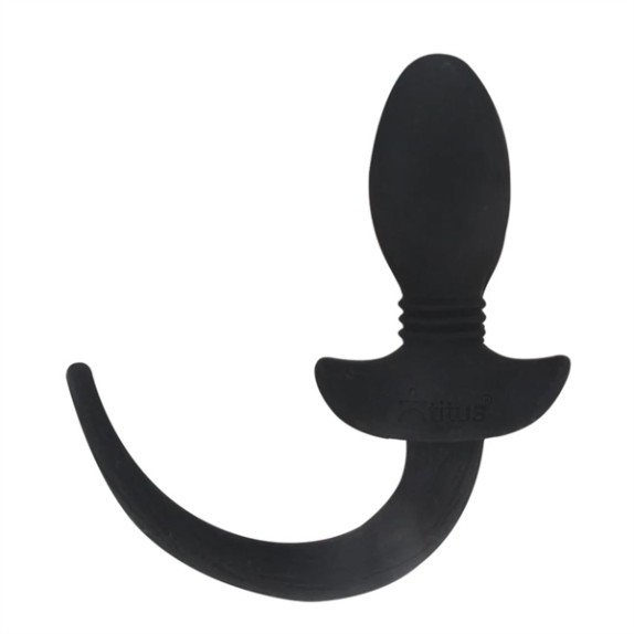 PULG ANALE CODA IN SILICONE VIBRANTE SEX TOY PUPPY TAIL PRO - LARGE