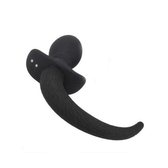 PLUG ANALE CODA IN SILICONE VIBRANTE SEX TOY PUPPY TAIL PRO