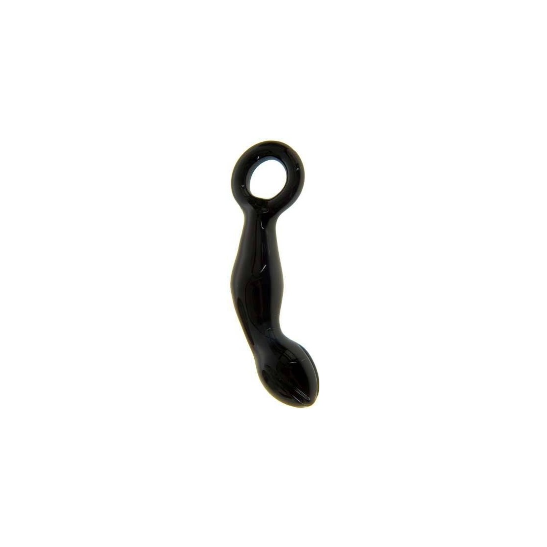 FALLO IN VETRO NERO CON ANELLO