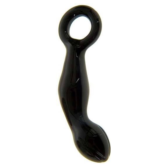 FALLO IN VETRO NERO CON ANELLO