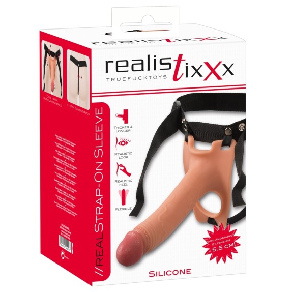 STRAP-ON PROTESI REALISTICA PER UOMO SEX TOY CON PROLUNGA