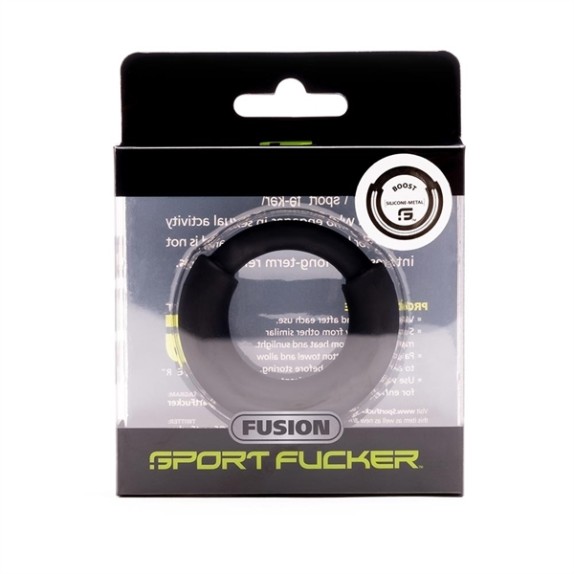 ANELLO DA INDOSSARE NEL PENE IN SILICONE E METALLO SEX TOY BOOST