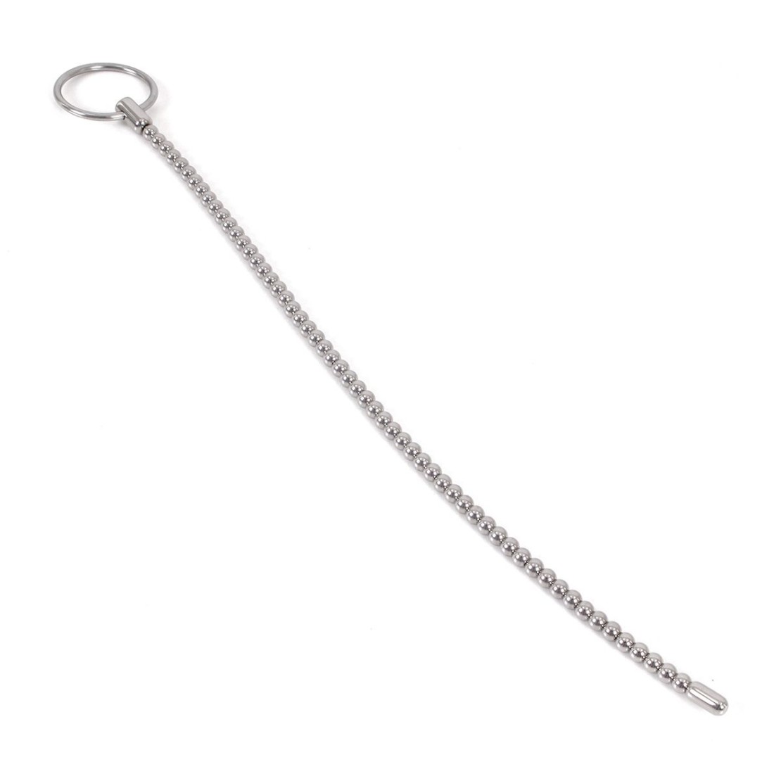 SONDA URETRALE CON SFERE IN ACCIAIO SEX TOY 6 MM.