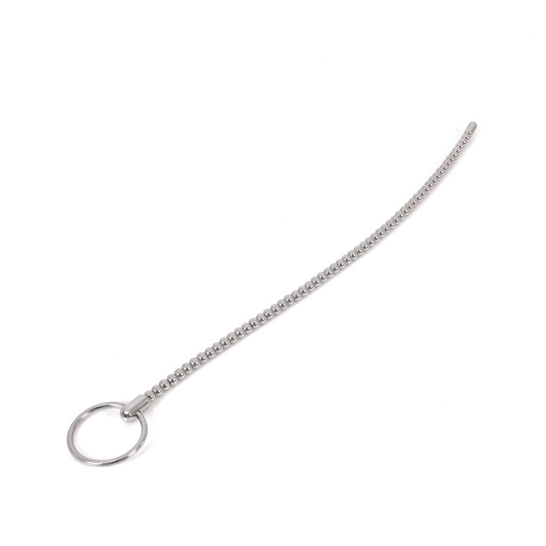 SONDA URETRALE CON SFERE IN ACCIAIO SEX TOY 6 MM.