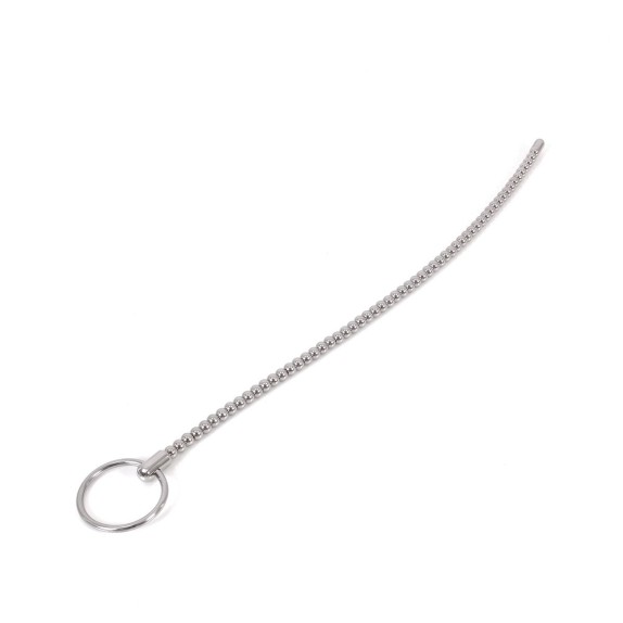 SONDA URETRALE CON SFERE IN ACCIAIO SEX TOY 6 MM.