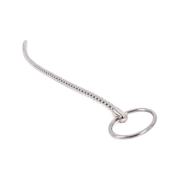 SONDA URETRALE CON SFERE IN ACCIAIO SEX TOY 6 MM.