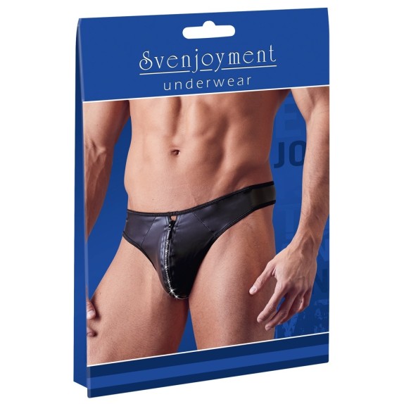 PERIZOMA SEXY PER UOMO CON ZIP E STRASS SVENJOYMENT