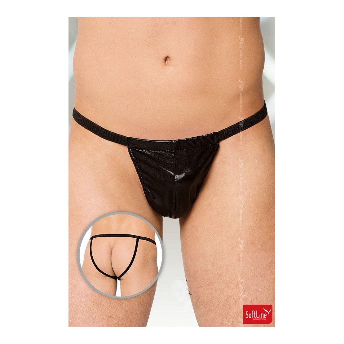 SLIP SEXY PER UOMO EFFETTO BAGNATO APERTO SUL...