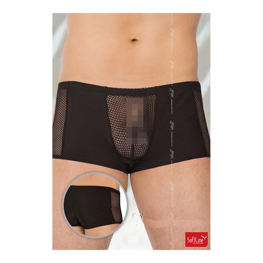 BOXER SEXY PER UOMO CON INSERTI IN RETE