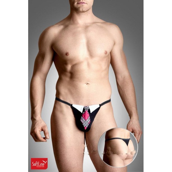 PERIZOMA SEXY PER UOMO CON CRAVATTINO ARTICOLO SCHERZOSO