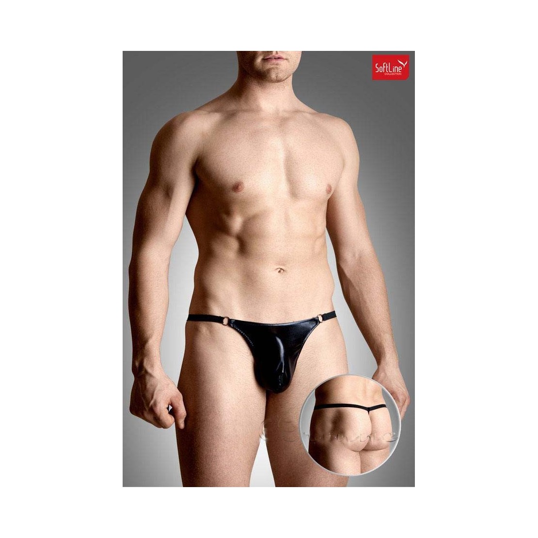 PERIZOMA A FILETTO SEXY PER UOMO IN SPANDEX CON...