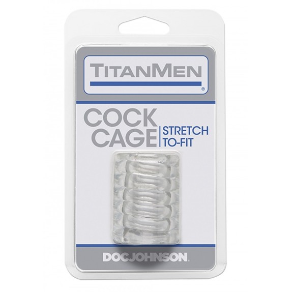 GUAINA PER IL PENE MORBIDA NERA COCK CAGE