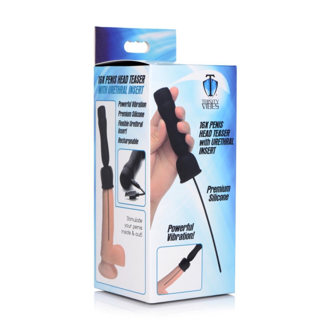 SONDA URETRALE VIBRANTE PER PENE SEX TOY...
