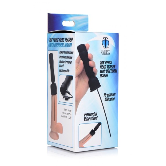 SONDA URETRALE VIBRANTE PER PENE SEX TOY TRINITY VIBES