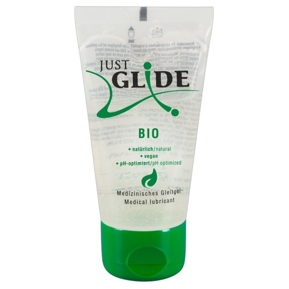 LUBRIFICANTE GEL VAGINALE JUST GLIDE BIOLOGICO VEGANO 50 ML.
