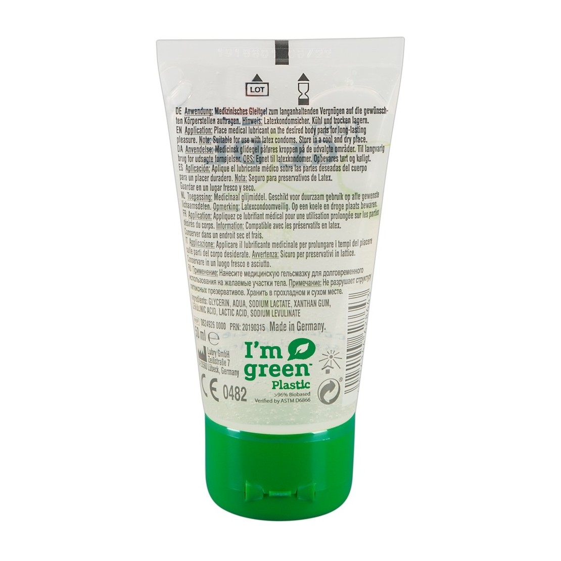 LUBRIFICANTE GEL VAGINALE JUST GLIDE BIOLOGICO...