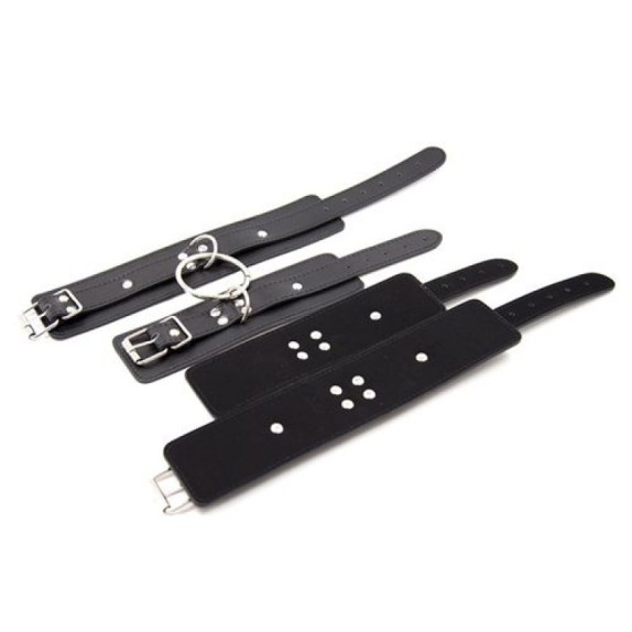COSTRITTIVO MANETTE + CAVIGLIERE PER GIOCHI DI COPPIA SADOMASO