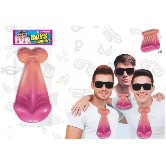 CRAVATTA SCHERZOSA A FORMA DI PENE
