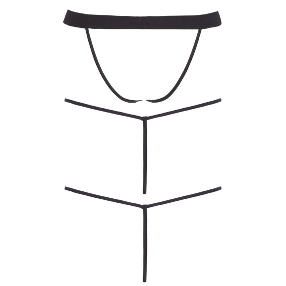 TRE PZ DI INTIMO SEXY PER UOMO CON DUE G-STRING E UN JOCK STRAP