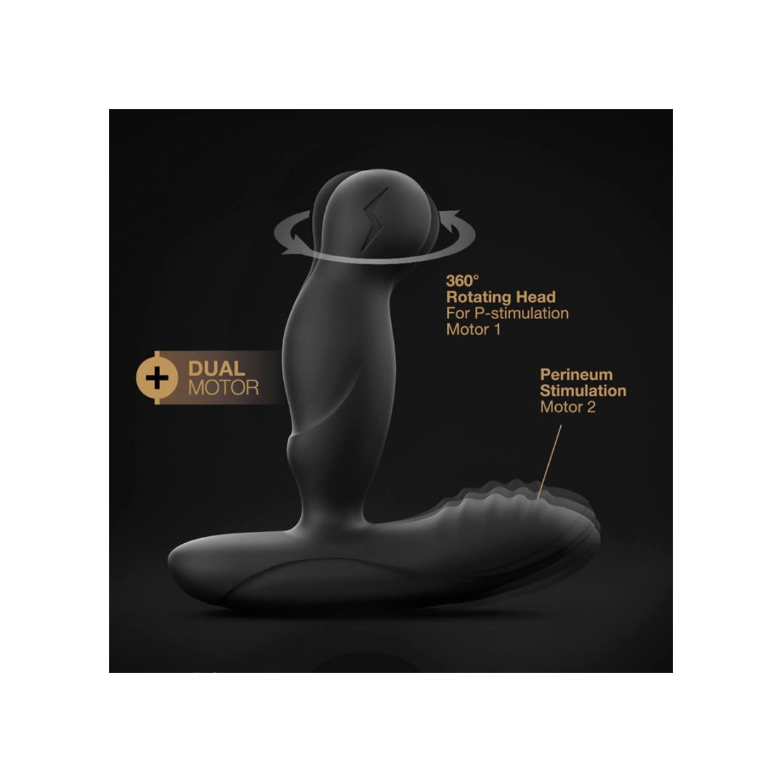 SEX TOY PROSTATICO ROTANTE E SCALDANTE SEX TOY...