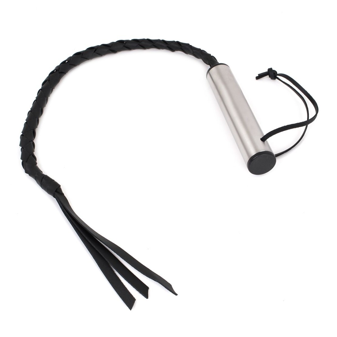 FRUSTA IN METALLO CON TRECCIA IN PELLE SEX TOY...