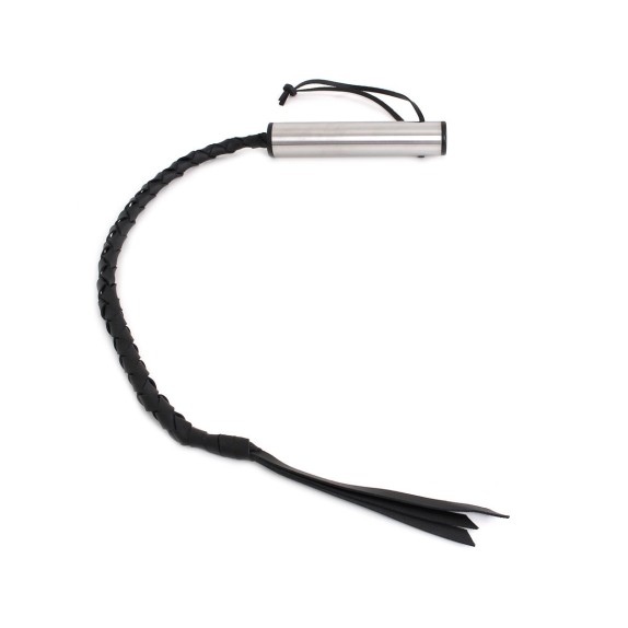 FRUSTA IN METALLO CON TRECCIA IN PELLE SEX TOY GIOCHI DI RUOLO