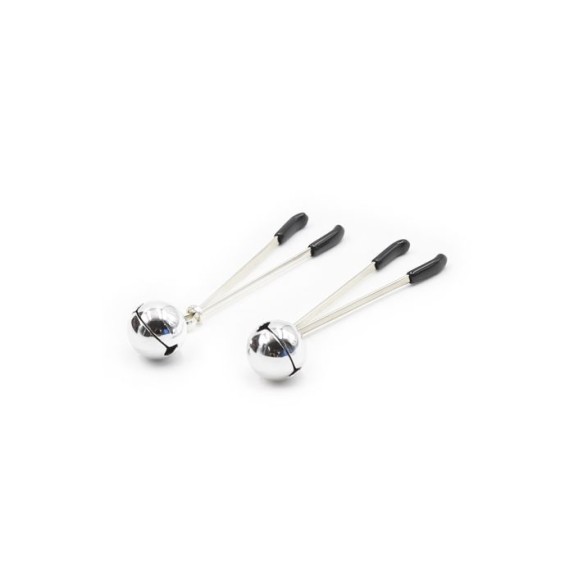 PINZETTE NIPPLE PER CAPEZZOLI CON CAMPANELLINO PENDENTE