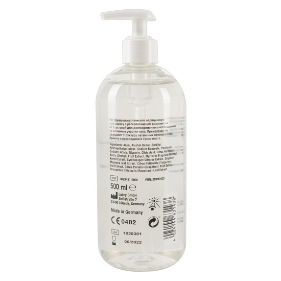 LUBRIFICANTE GEL ANALE A BASE D'ACQUA JUST GLIDE 500 ML