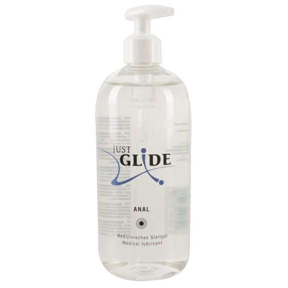 LUBRIFICANTE GEL ANALE A BASE D'ACQUA JUST GLIDE 500 ML