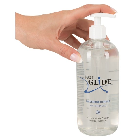 LUBRIFICANTE GEL VAGINALE-ANALE A BASE D'ACQUA 500 ML. JUST GLIDE