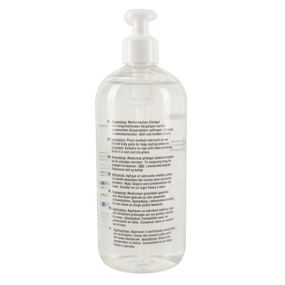 LUBRIFICANTE GEL VAGINALE-ANALE A BASE D'ACQUA 500 ML. JUST GLIDE