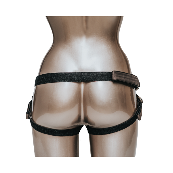 MUTANDINA-HARNESS IN JEANS PER STRAP-ON 2