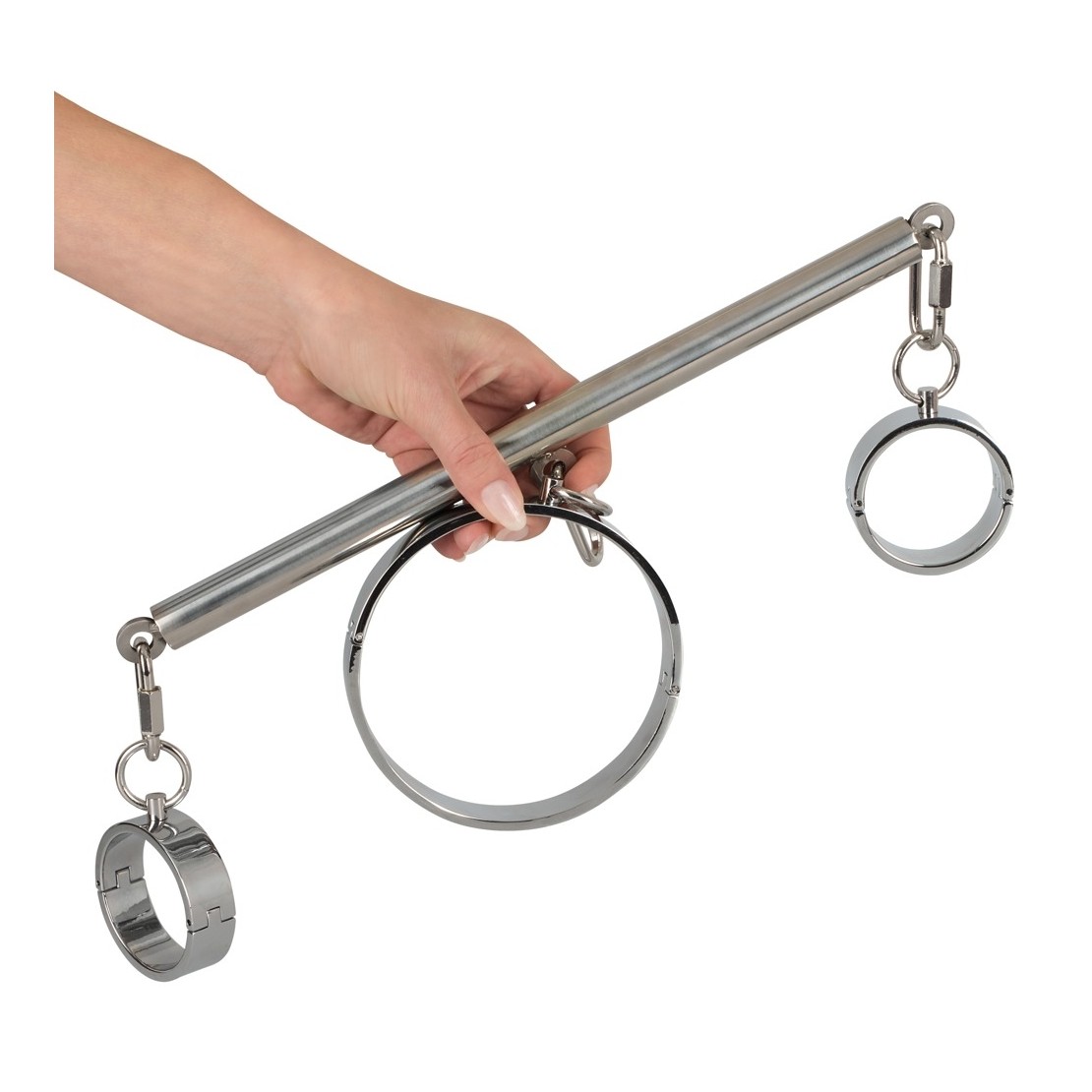 BARRA-COSTRITTIVO PER GIOCHI SADO CON MANETTE E...