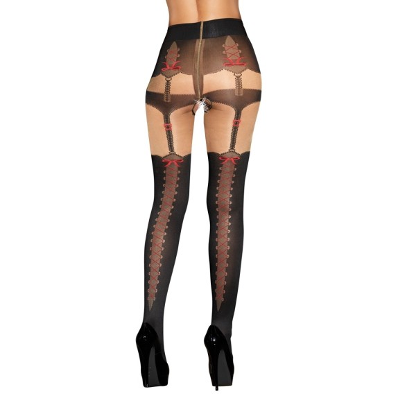 COLLANT SEXY PER DONNA CON DISEGNO APERTI SUL CAVALLO