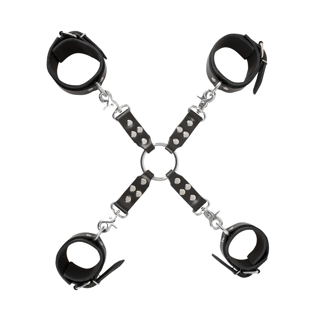COSTRITTIVO IN PELLE UNISEX PER GIOCHI SADOMASO...