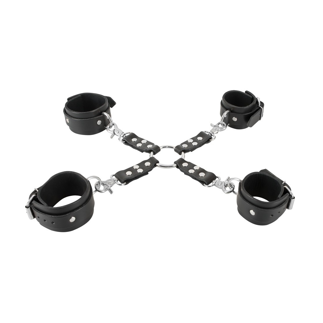 COSTRITTIVO IN PELLE UNISEX PER GIOCHI SADOMASO...