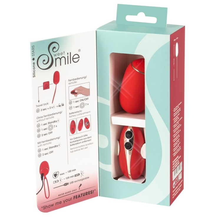 OVETTO VAGINALE VIBRANTE CON TELECOMANDO SEX TOY LOVE BALL 2