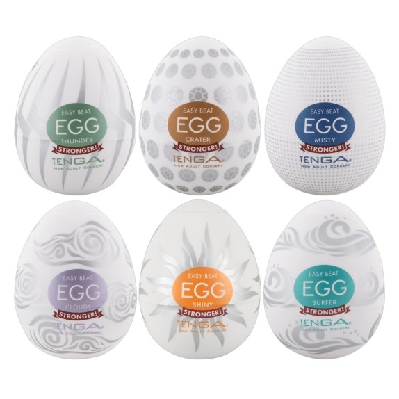 MASTURBATORE PER UOMO A FORMA DI OVETTO SEX TOY EGG VARIERTY 2