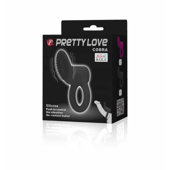 ANELLO DA INSERIRE NEL PENE PER STIMOLAZIONE CLITORIDEA SEX TOY COBRA