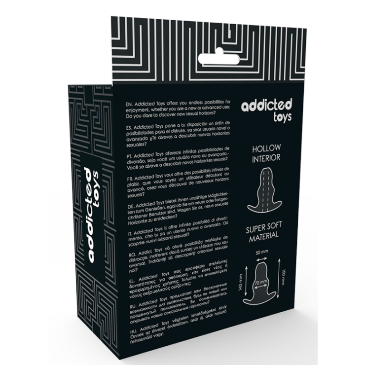 TUNNEL DILATATORE ANALE SEX TOY HOLLOW ANAL PLUG 2