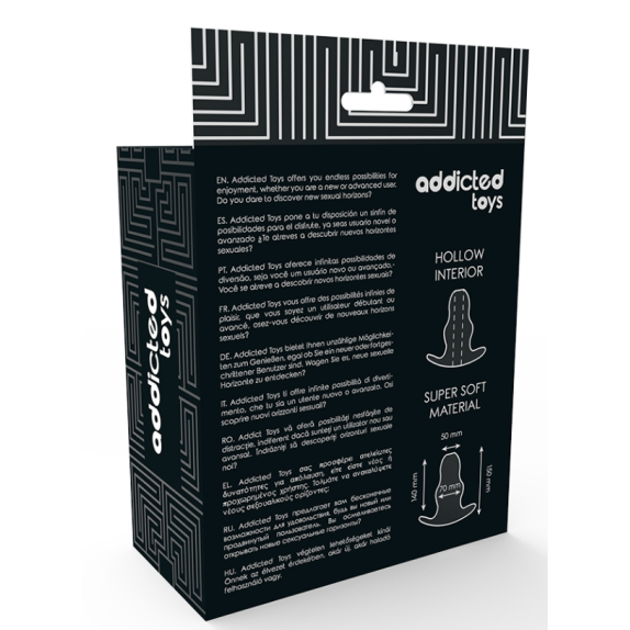 TUNNEL DILATATORE ANALE SEX TOY HOLLOW ANAL PLUG