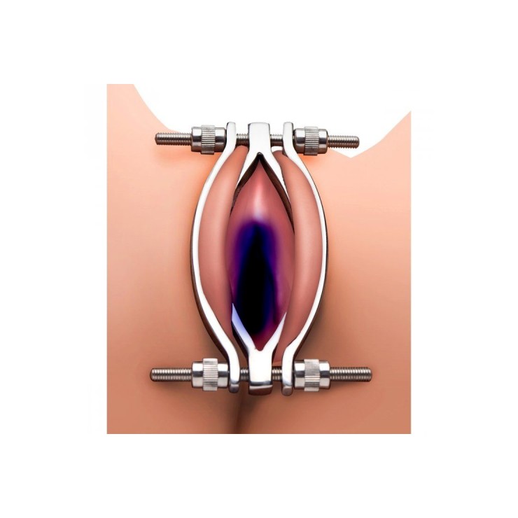 MORSETTO COSTRITTIVO IN ACCIAIO PER VAGINA SEX TOY PUSSY... 2
