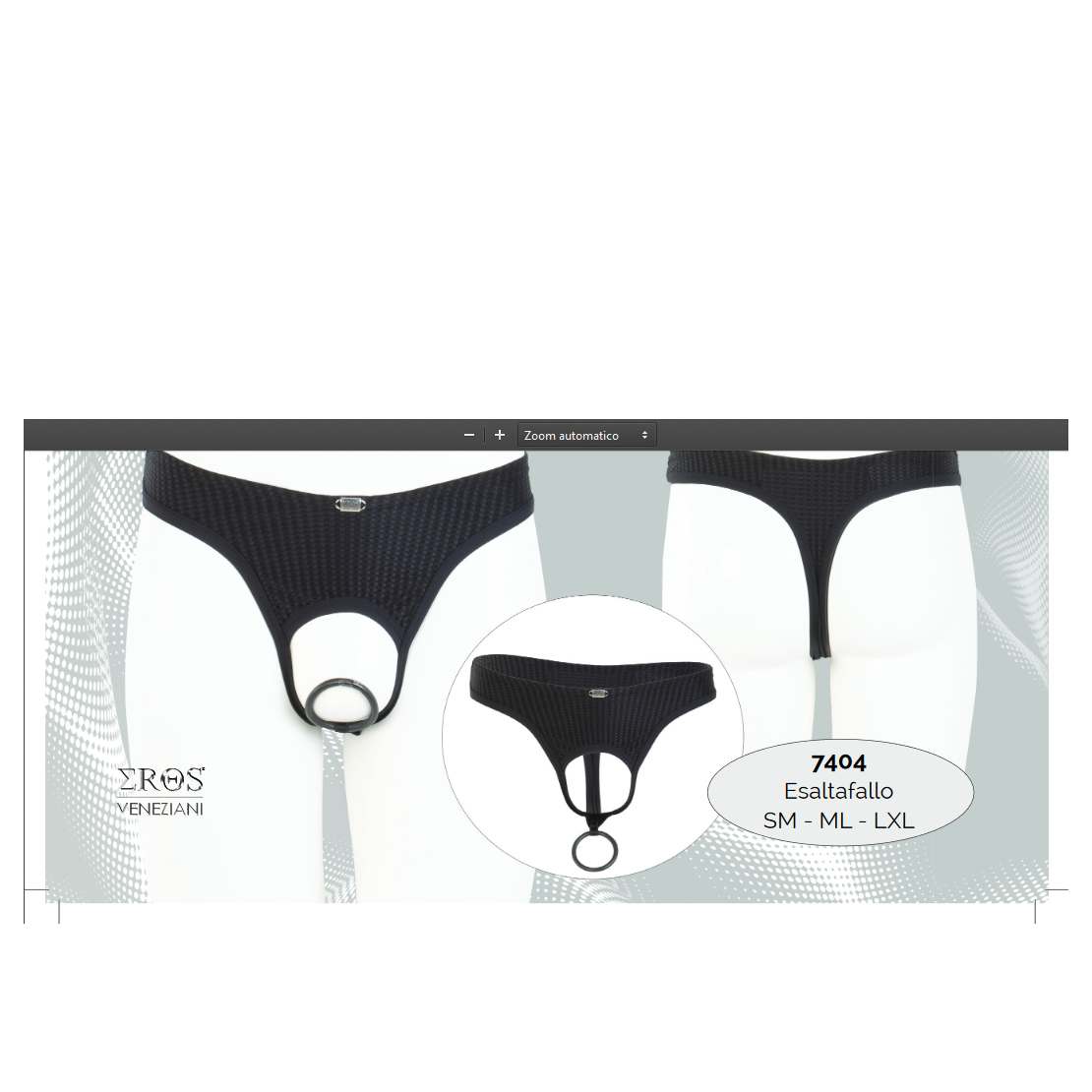 PERIZOMA ESALTAFALLO SEXY PER UOMO CON ANELLO...