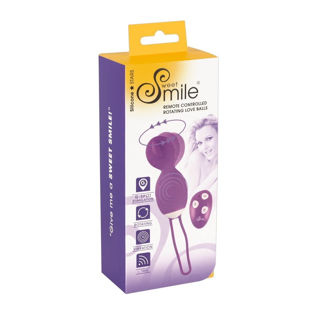 PALLINE VAGINALI VIBRANTI E ROTANTI SEX TOY CON...