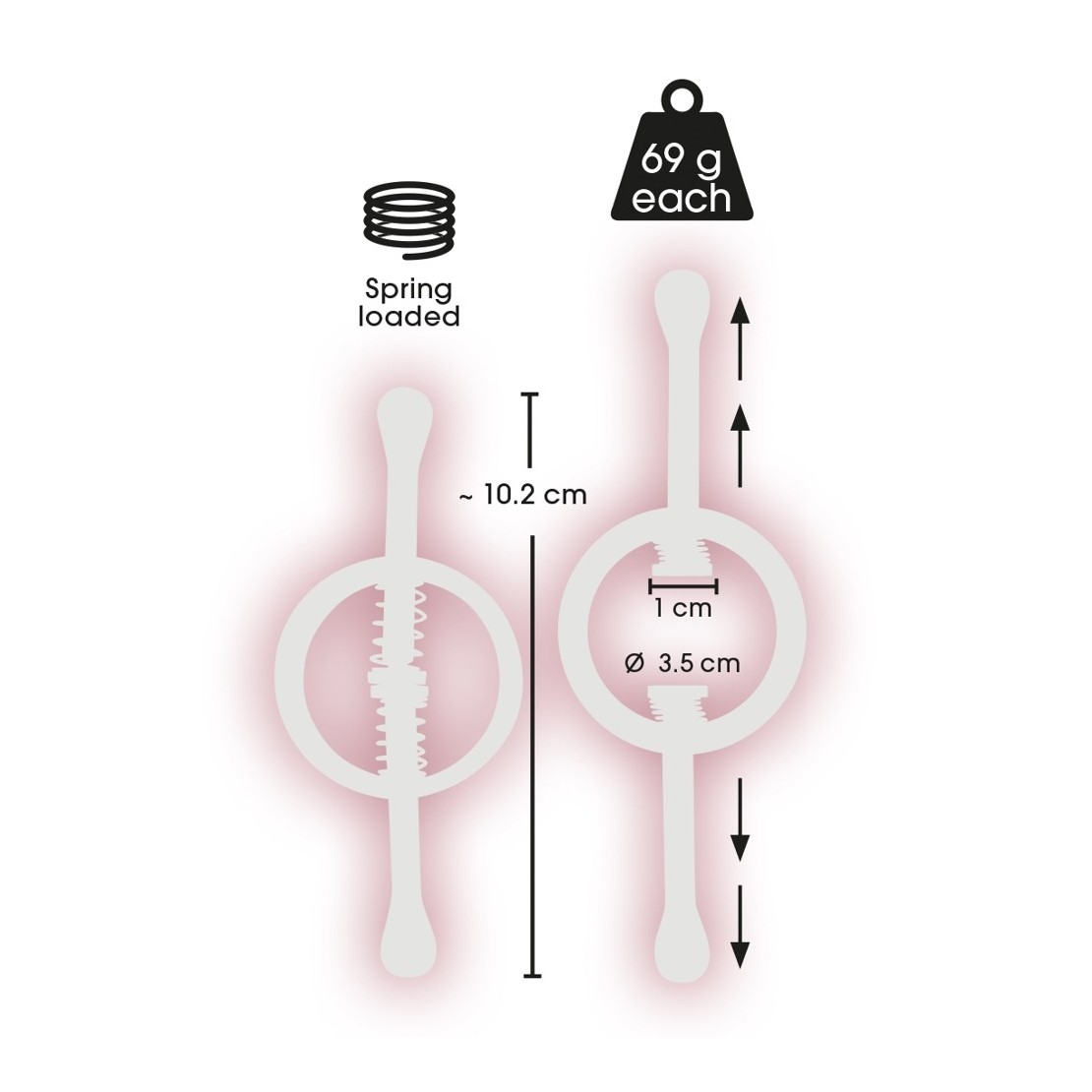 PINZETTE PER CAPEZZOLI IN ACCIAIO SEX TOY...
