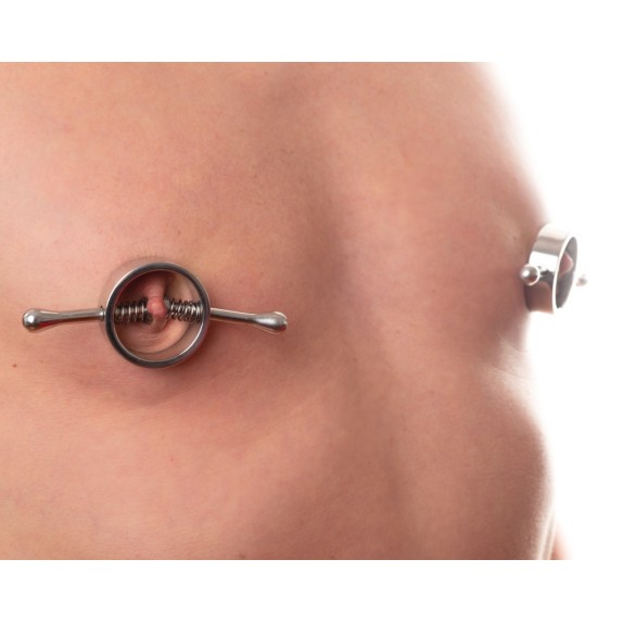 PINZETTE PER CAPEZZOLI IN ACCIAIO SEX TOY NIPPLE CLAMPS FETISH