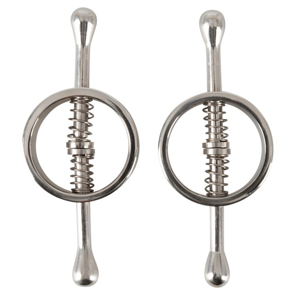 PINZETTE PER CAPEZZOLI IN ACCIAIO SEX TOY NIPPLE CLAMPS FETISH