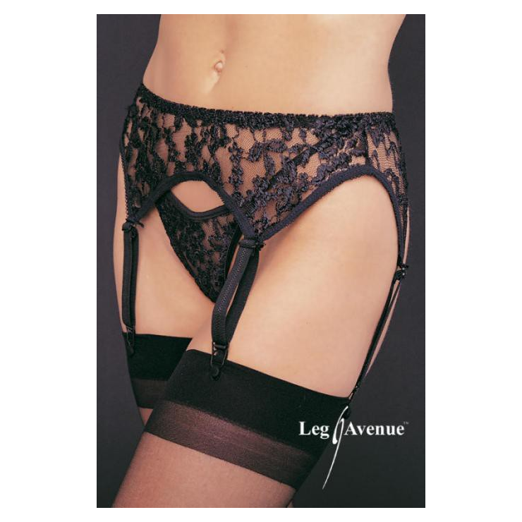 REGGICALZE SEXY PER DONNA IN PIZZO CON PERIZOMA 2