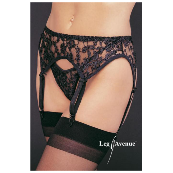 REGGICALZE SEXY PER DONNA IN PIZZO CON PERIZOMA